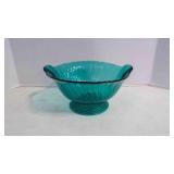 Vintage "Swirl" Pattern Footed Bowl/Dish