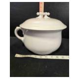 Antique ironstone China Chamber Pot, 9"x 7½"
