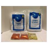 2 Snow Covers & 3 Bags Of Glitter - Holiday