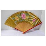 Vintage Hand-Painted Floral Hand Foldable Hand Fan