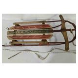 Vintage Shooting Star snow sled