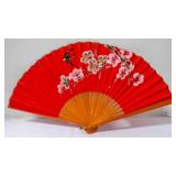Vintage Japan Airlines Co. Souvenir Foldable Fan
