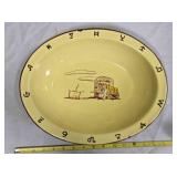 Monterrey Western Ware Chuckwagon Oval Bowl, 14"