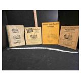 3 vintage John Deere manuals & OK Steam Threshers
