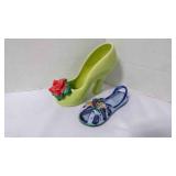 Vintage Collectable Ceramic Footwear Figurines