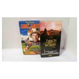 2 Classic Western and Epic Movie VHS Tapes