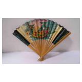 Vintage Chinese Eight Immortals Foldable Hand Fan