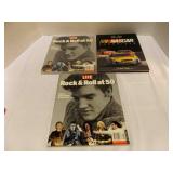 NASCAR Chronicle Hardcover & 2 Elvis Presley LIFE