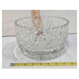 Clear Cut Lead Crystal Bowl, Sawtooth Edge