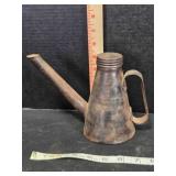 Santa Fe RR metal oil can w/wick & screw on cap