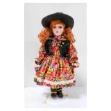 Vintage "Oh, Susannah" Porcelain Cowgirl Doll w/