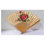 Vintage Hand-Painted Floral Hand Foldable Hand Fan