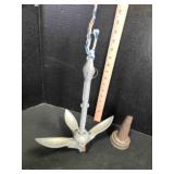 Boat anchor & oil can spout