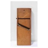 Antique Wood Cabbage Slicer - RUSTY BLADE