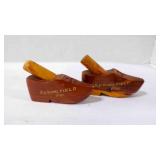 Vintage Wood Dutch Shoe Salt & Pepper Shakers