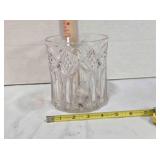 Early American Pressed Glass Jar, 5½" tall