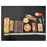 Fishing gear; hooks, lures, spinner, bobbers