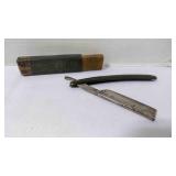 Vintage Lakeside Cutlery Straight Razor & Case