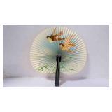 Vintage Mini Flying Birds Paper Cockade Hand Fan