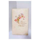 Antique "Floral Thoughts from Whittier" Booklet
