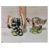 Ceramic turkey salt & pepper shakers