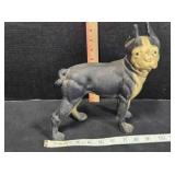 Boston Terrier, cast iron model, 9" tall
