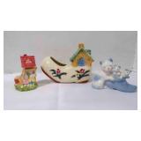 2 Vintage "Occupied Japan" Ceramic Figurines w/