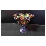 Vintage "Amethyst" Carnival Glass Dish