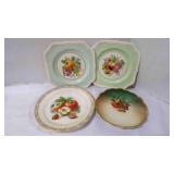 Vintage Porcelain & Ironstone Fruit/Dessert Plates