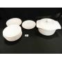 Casserole Dish; White Dishes-(12)