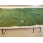 Stenciled Craps Game Tarp, 145" x 52