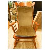 Wood Rocking Chair with removable cushions