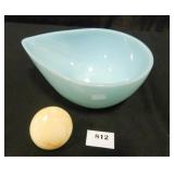 Fire King Oven Ware Bowl, Porcelain Door Knob