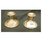 Candlesticks (2) Revere Silversmiths Sterling # 62