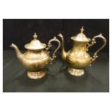 2 Silver Plated Tea Pots