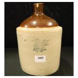 Western Stoneware Jug, 10½" h approx. x 6¾" d.