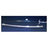 Sword w/Scabbard, markings - "5", face w/turban