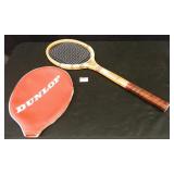 Dunlop Vintage Wood Tennis Racket