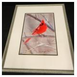 Photograph of Cardinal, Signed, # 204/2000
