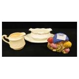 Gravy Boat - Pope Gosser China - has chip