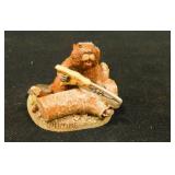 Tim Wolfe signed Figurine - " Overtime", Charmers