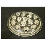 Glass Flower Frog, 5" diam.