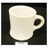 Mug, White Bisque/Stoneware, 3½" h