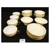 China Set, Limoges, 6 Saucers - no markings