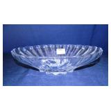 Large Glass Serving Bowl - Oblong shaped