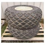 2 Rear Tires & Rims for IH 184