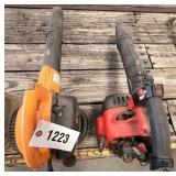 2 Leaf Blowers (Craftsman & Poulan)