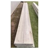 Alum Double Bleacher Boards