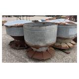 3) 60BU Hog Feeders
