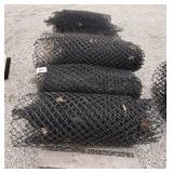 Black Chain Link Fence 4 Rolls